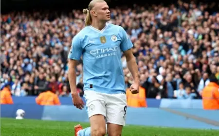 Cetak Empat Gol, Erling Haaland Buktikan Dia Bukan Pemain Sekelas Liga Dua