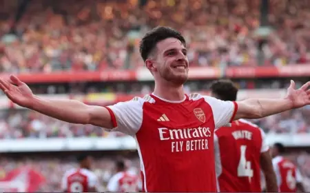 Declan Rice Sebut Arsenal Perlu Banyak Berdoa Dekati Penghujung Liga