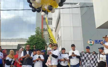 Jalin Kebersamaan, UWG Rayakan Usia ke 53 dengan Fun Walk
