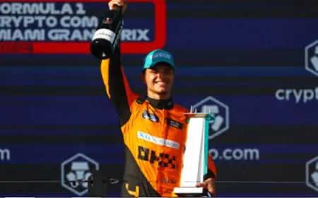Safety Car Bawa Lando Norris Menangkan Balapan F1 Untuk Pertama Kalinya