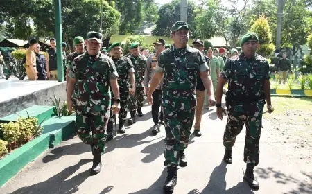 Kunjungan ke Yonif 512/QY, KASAD Tegaskan Pentingnya Semangat Juang dan Profesionalisme Dalam Tugas Anggota