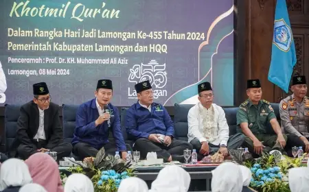 Hari Jadi Lamongan ke 455 Diawali Khotmil Qur'an