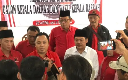 DPC PDI Perjuangan Jombang Terima Pendaftaran Sumrambah Untuk Pilkada 2024
