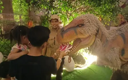 Dino Island Expedition PCM Surabaya, Gabungkan Hiburan Anak Dengan Edukasi Satwa Indonesia
