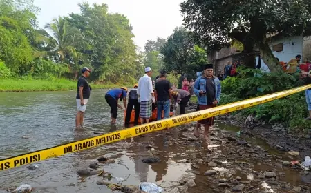 Seorang  Pria Ditemukan Meninggal di Aliran Sungai Jompo Jember