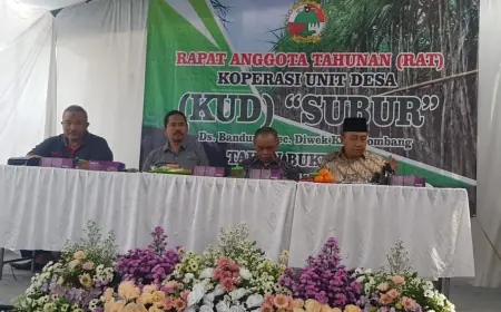 RAT Jadi Pilihan KUD Subur di Jombang Untuk Memajukan Kegiatan Ekonomi