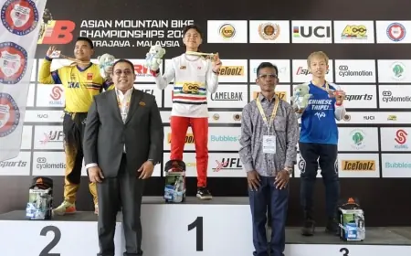 Atlet Batu Juarai Asia Mountain Bike Championship.