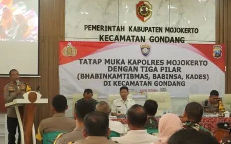 Cegah Korupsi Dana Desa, Kapolres Mojokerto Beri Kunci untuk 3 Pilar