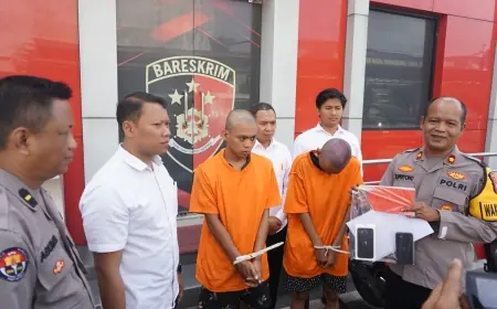 Dua Pelaku Penjambretan Dibekuk Polisi, Satu Diantaranya Baru Bebas 'Ngandang'