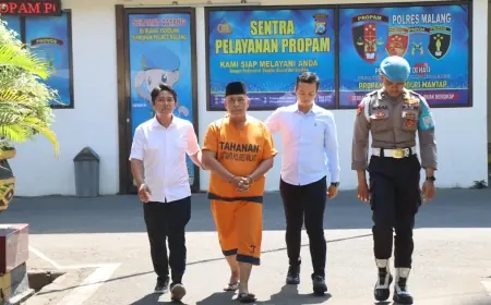 Polres Malang Amankan Mantan Kades Tersangka Korupsi Alokasi Dana Desa