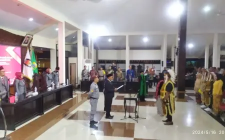 KPU Bondowoso Lantik 115 PPK, Ini Pesan Komisioner dan Pj Bupati