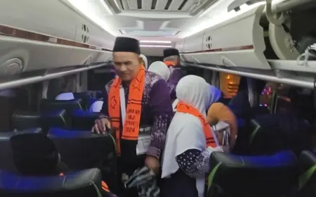 Kloter 14 Sampai di Mekkah, Jamaah Haji Segera Lakukan Rangkaian Ibadah
