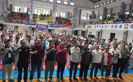 Tingkatkan Prestasi Taekwondo, PJ Wali Kota  Malang Gelar Kejuaraan