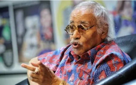 Karangan Bunga dari Berbagai Kalangan Penuhi Kediaman Salim Said