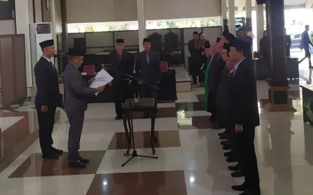 Enam Kepala OPD di Bondowoso Dimutasi