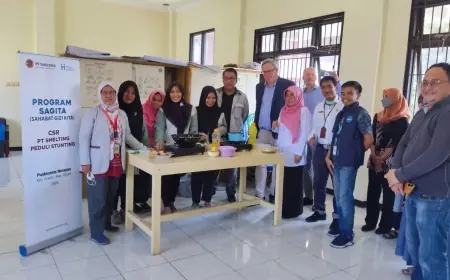 Target Nol Stunting, PT Smelting Gresik Gandeng Human Initiative Gagas Program Sagita