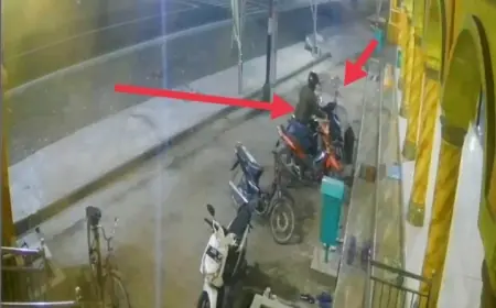 Viral Video Aksi Pencuri Motor di Tempat Ibadah Gumukmas Jember