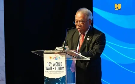Menteri PUPR Sebut Kolaborasi Kunci Pengelolaan Wilayah Sungai Di Ajang World Water Forum Ke-10