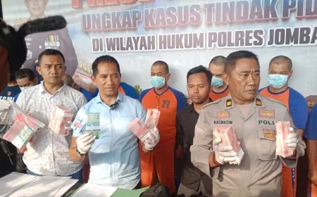 Waspada! Polres Jombang Sita Miliaran Uang Palsu, Puluhan Juta Rupiah Masih Beredar di Pasaran