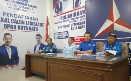 Partai Demokrat Buka Pendaftaran Bacakada Kota Batu
