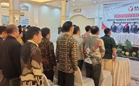 Tahapan Pilkada 2024, Bawaslu Bondowoso Lantik 69 Panwascam