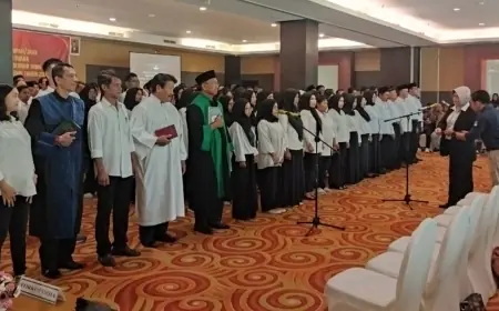 Resmi Dilantik, PPS Kota Kediri Langsung Efektif Bertugas