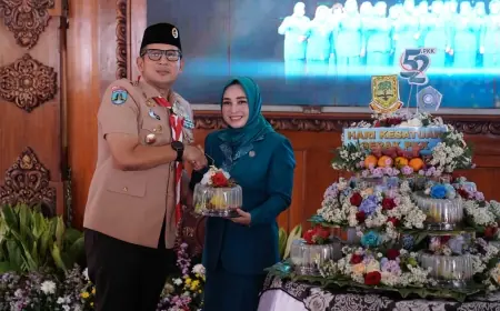 Peringatan HKG PKK Ke-52 Tahun, Pj Wali Kota Mojokerto Apresiasi Sinergitas PKK dan Pemerintah
