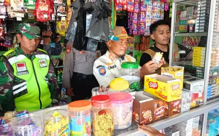 Gandeng Bea Cukai Sidoarjo, Satpol PP Kota Mojokerto Gelar Razia Rokok Ilegal
