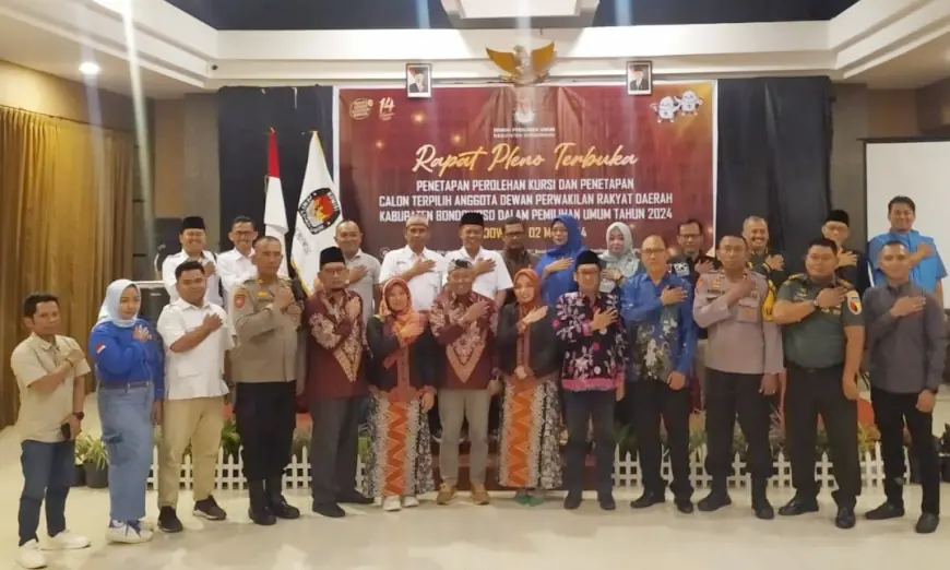 Tak Ada Sengketa Pemilu, KPU Bondowoso Tetapkan Calon Terpilih Anggota DPRD