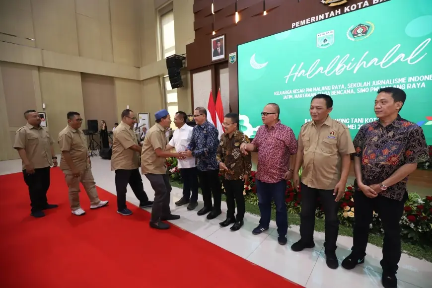 Halalbihalal PWI Malang Raya, Pj Wali Kota Batu Minta Seluruh OPD Tak Pelit Komunikasi dengan Insan Pers