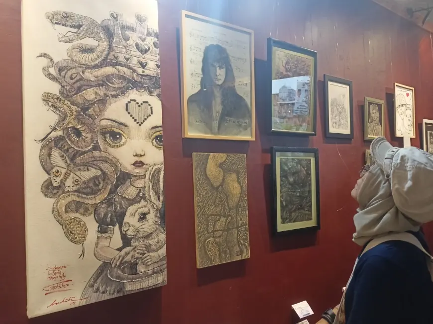 Pameran Goras Gores Corat Coret: Kembalikan Gemerlap Seni Gambar di Surabaya Dalam Momen Bulan Menggambar Nasional