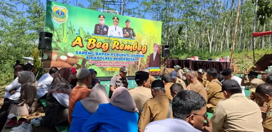 A Beg Rembeg Sareng Pj Bupati Jadi Sarana Curhat Petani Bondowoso