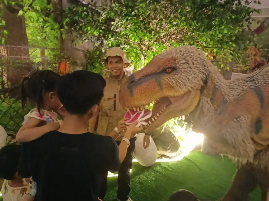 Dino Island Expedition PCM Surabaya, Gabungkan Hiburan Anak Dengan Edukasi Satwa Indonesia
