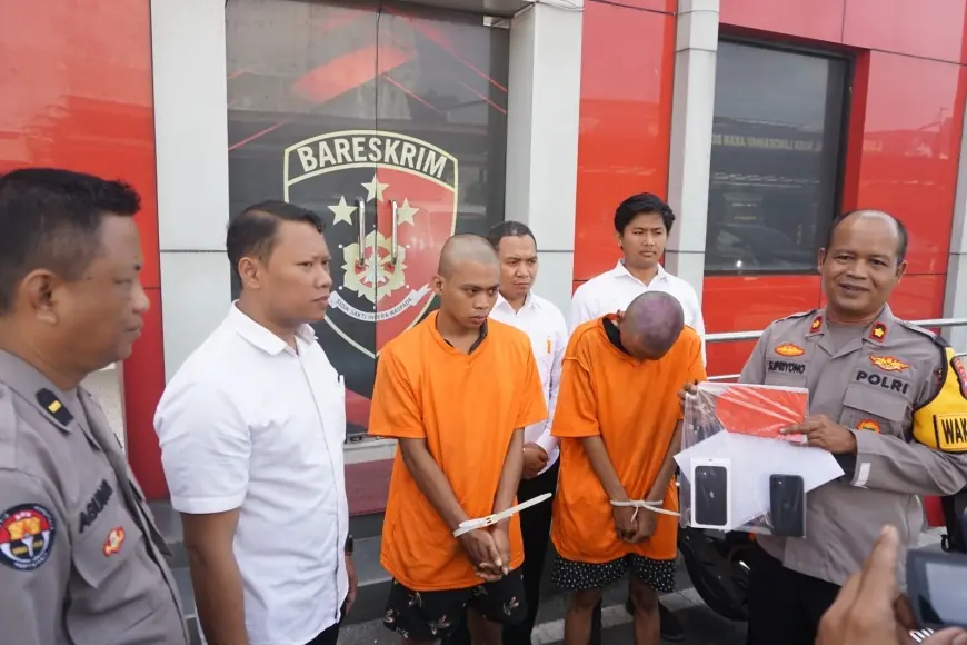 Dua Pelaku Penjambretan Dibekuk Polisi, Satu Diantaranya Baru Bebas 'Ngandang'