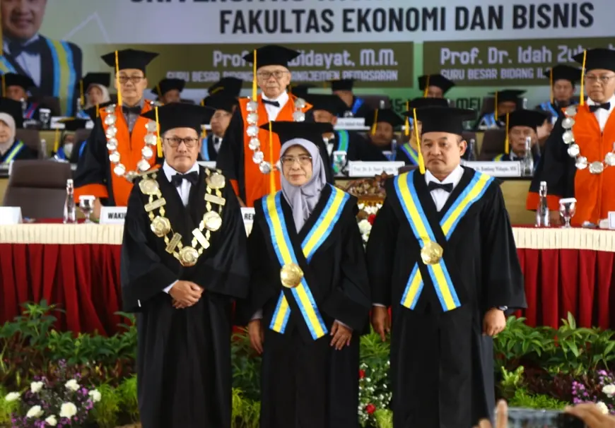 UMM Kukuhkan Dua Profesor Baru, Kaji Ekonomi dan SDGs