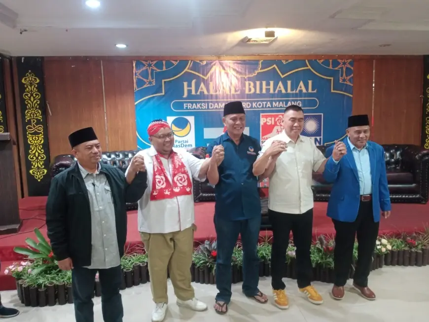 Hadir di Halalbihalal Fraksi Damai, Abah Anton Sampaikan Keinginannya Maju Pilkada 2024