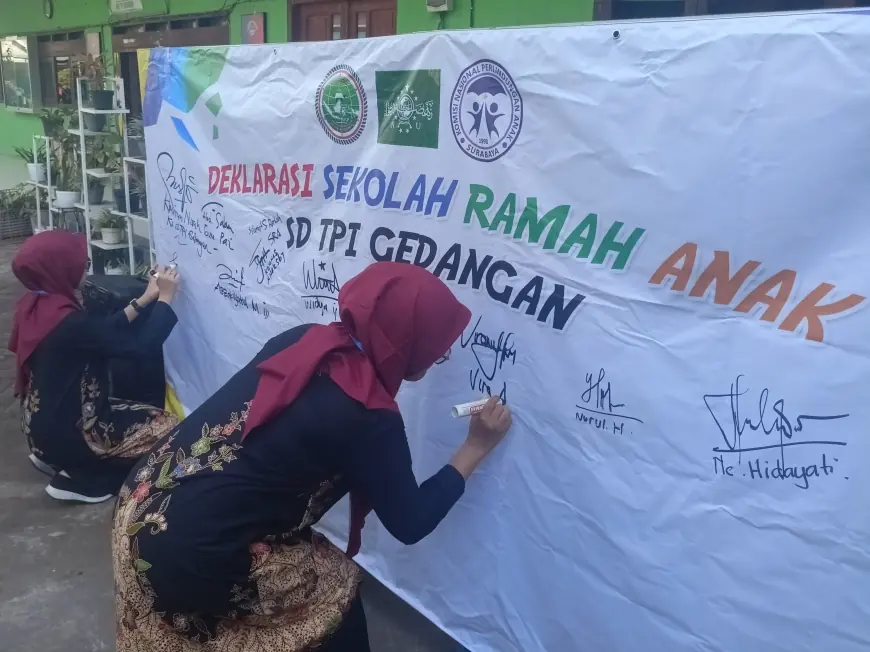Gandeng Komnas PA Surabaya, SD TPI Gedangan Berkomitmen Wujudkan Sekolah Ramah Anak