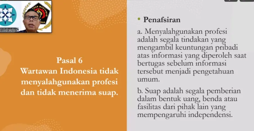 Acara Pra UKW PWI Pusat Hadirkan Pelatihan Jurnalistik Bekali Wartawan Hindari Delik