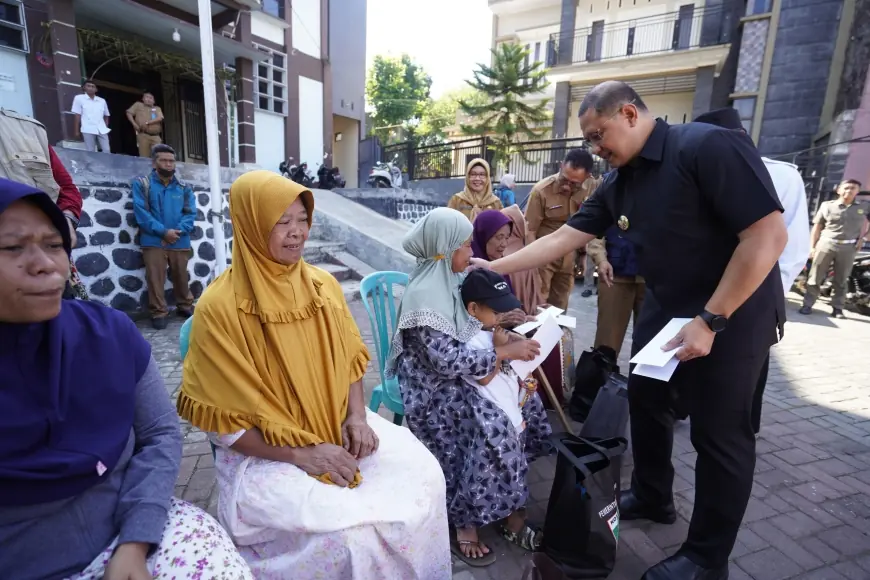 9.129 KPM di Kota Batu Digelontor Bantuan Pangan Beras CPP Tahap Dua