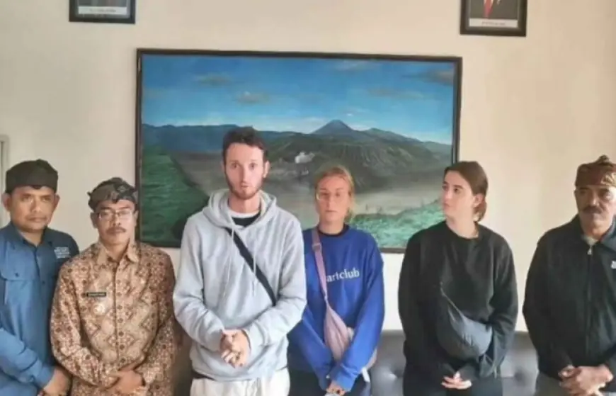 Sempat Viral Karena Aksi Tak Pantas di Gunung Bromo, Tiga Turis Asing Akhirnya Minta Maaf