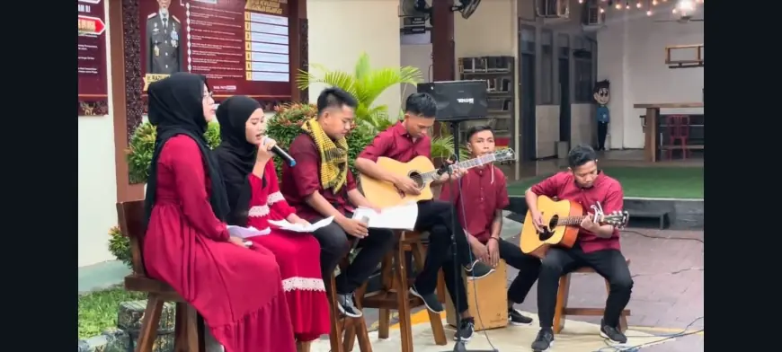 Hilangkan Penat Jalani Hukuman, WBP Rutan Bangil Bentuk Group Akustik