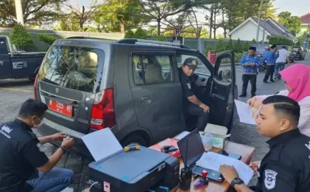Harlah Pancasila, Pemkab Probolinggo Lakukan Uji Emisi Gas Buang Mobil Dinas