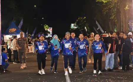 Sukses Digelar, Bondowoso Night Run #2 Diikuti 1.600 Peserta