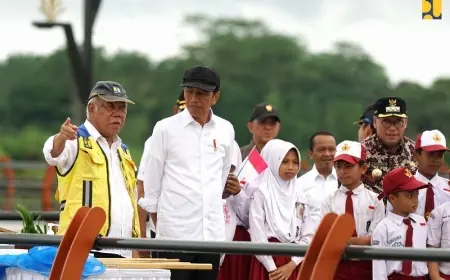 Peresmian Bendungan Sepaku Semoi oleh Presiden RI untuk Penuhi Kebutuhan Air Baku IKN