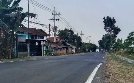 Hati - Hati Lewat Jalan Basuki Rahmat Jombang, Aspal Bergelombang Bahaya Bagi Pengendara