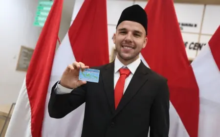 Calvin Verdonk Resmi Sandang Status WNI. Erick Thohir, Ini Kerja Keras Semua Pihak