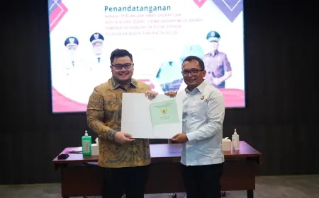 Pemkab Hibahkan Tanah Kepada Kantor Kejaksaan Kabupaten Kediri