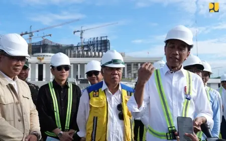 Presiden RI Optimis Pembangunan Istana Kepresidenan IKN Tuntas Pertengahan Juli 2024