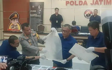 Polda Jatim Tahan 3 Tersangka Kasus Dugaan Korupsi Jual Beli TKD di Sumenep