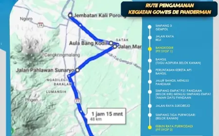 Simak Pengalihan Jalur  di Kabupaten Pasuruan Saat Tour Panderman 2024 Besok
